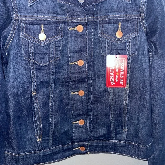NWT Women’s Small Signature By Levi Strauss & Co. Jean Jacket - Picture 2 of 9